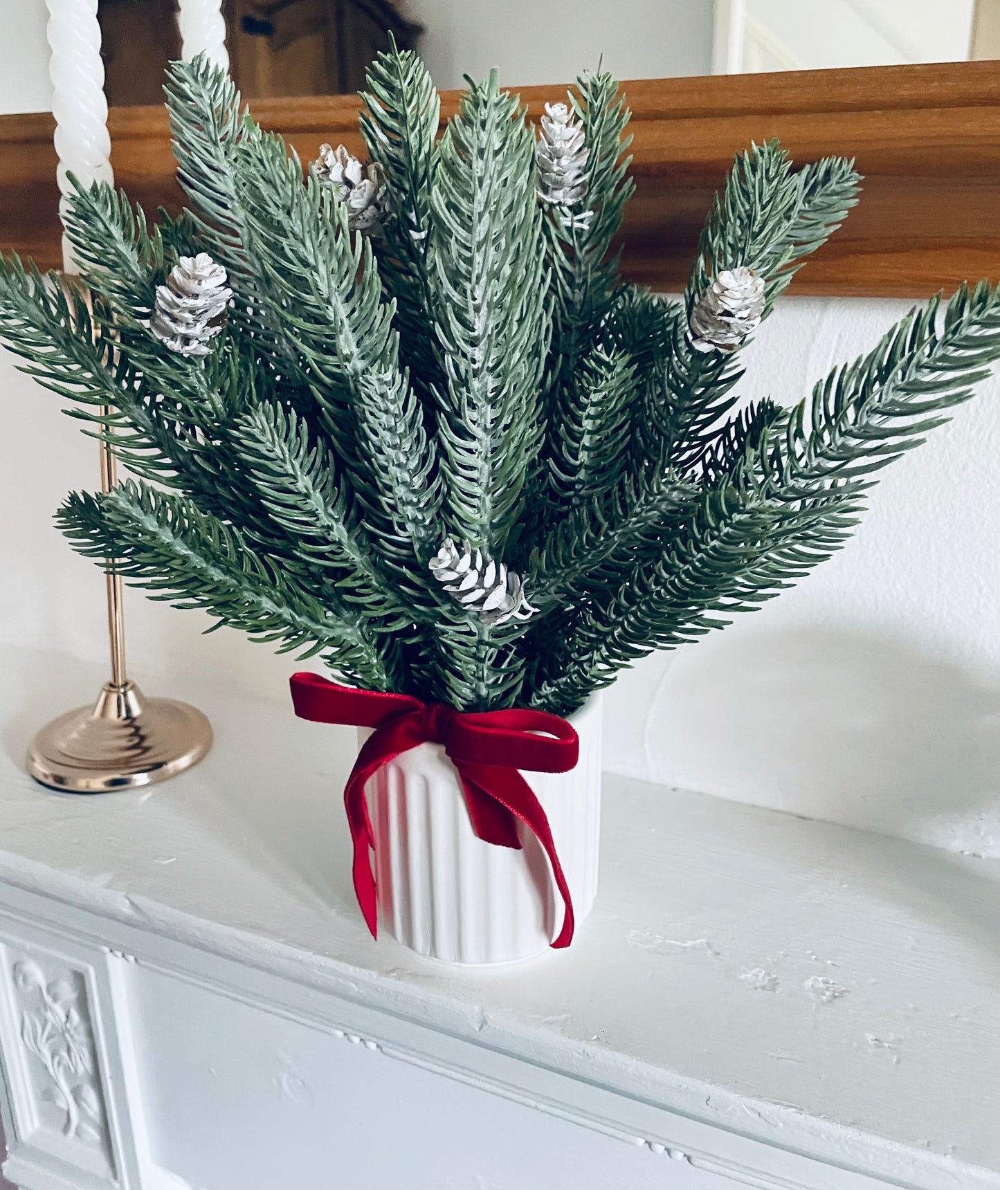 Table Top Christmas Tree Decorations Pine Christmas Tree Fake Christmas Tree in Pot Pine Tree Christmas Xmas Tree fake Small Pine  Tree