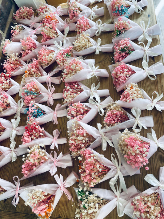 Mini Dried Flower Bouquet | Boho Mini Posy | Bridesmaid Proposal Gift | Letterbox Flowers