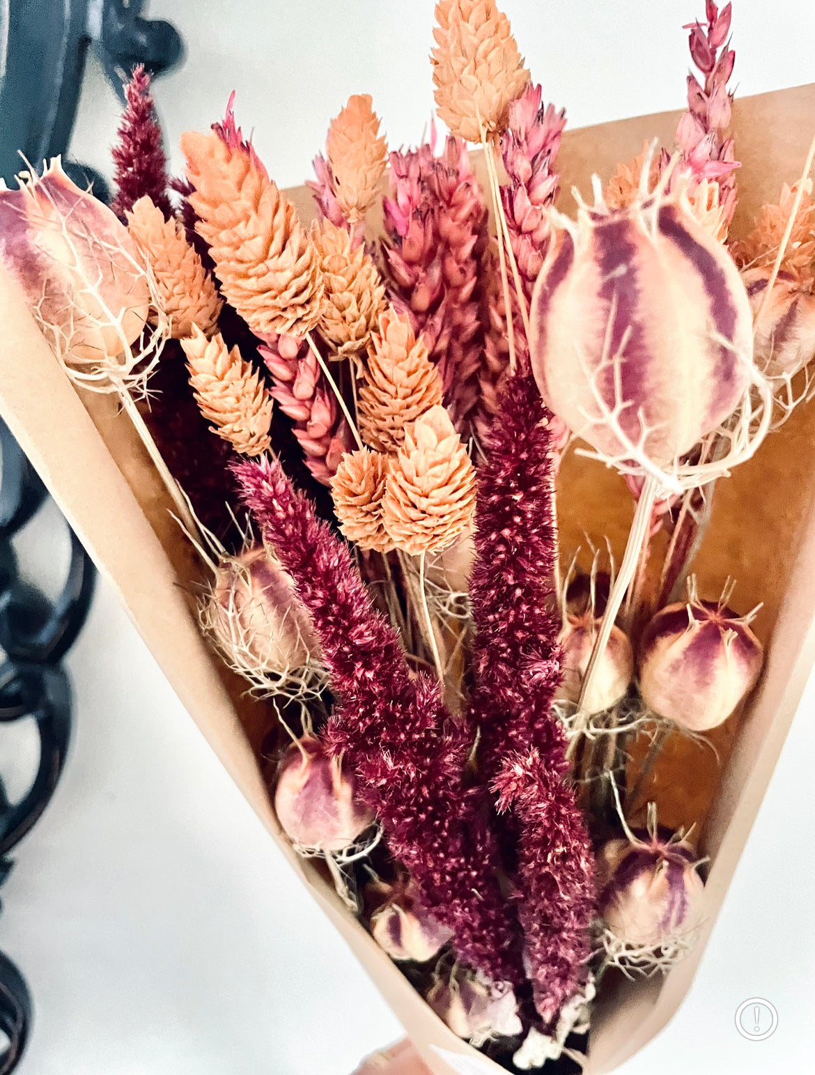Dried flower bouquet RUSTIC GRACE wedding flowers farmhouse bridal bouquet wildflower dried flowers gift for her boho home decor