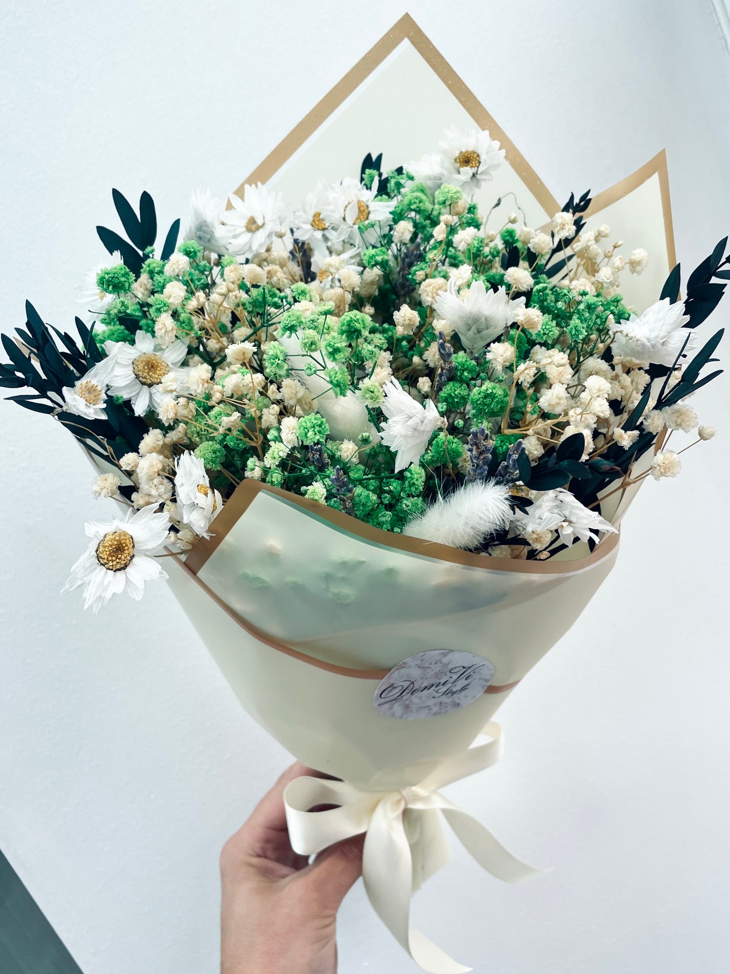 Scented Green Bouquet / Dried Flowers/ Dried Flower Bouquet/ Gifts For Her / Bridal Bouquet  / Wedding bouquet / Dried flower arrangement