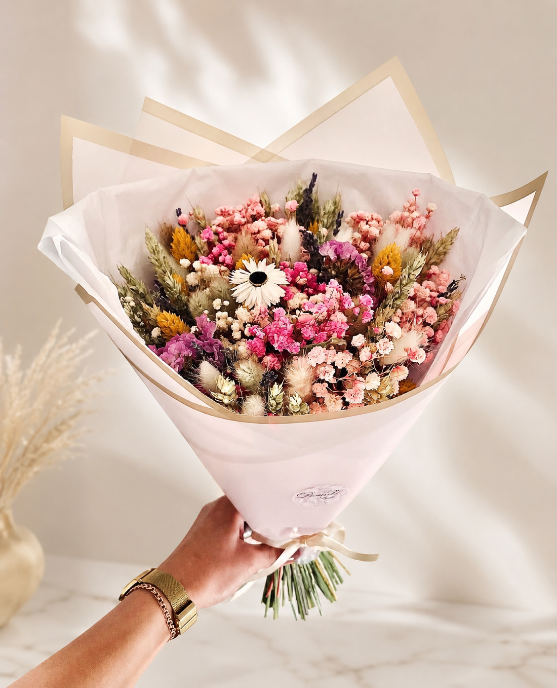Scented Summer Bouquet / Dried Flowers/ Dried Flower Bouquet/ Gifts For Her / Bridal Bouquet  / Wedding bouquet / Dried flower arrangement