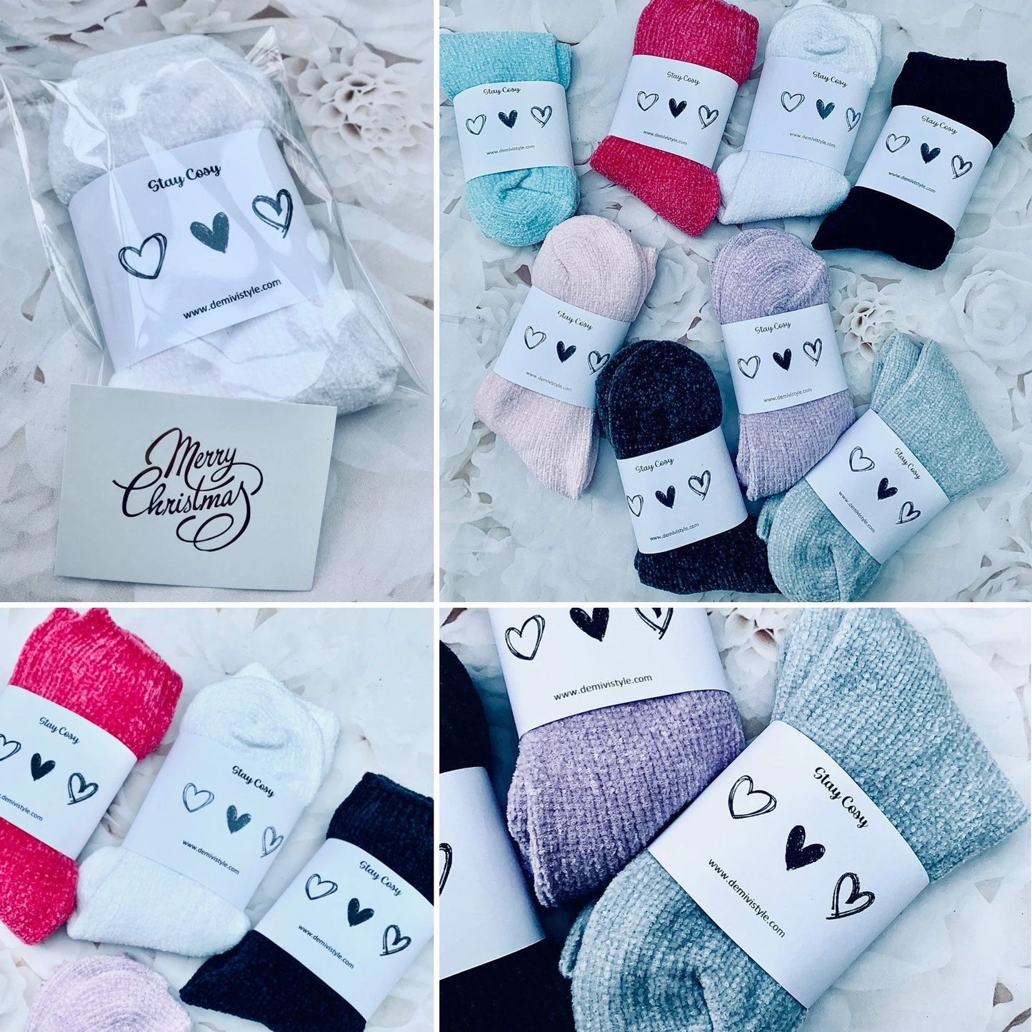 Fluffy socks/winter socks / sleeping socks/gift for her / warm socks/gifts / Christmas gift/stocking fillers/cozy socks