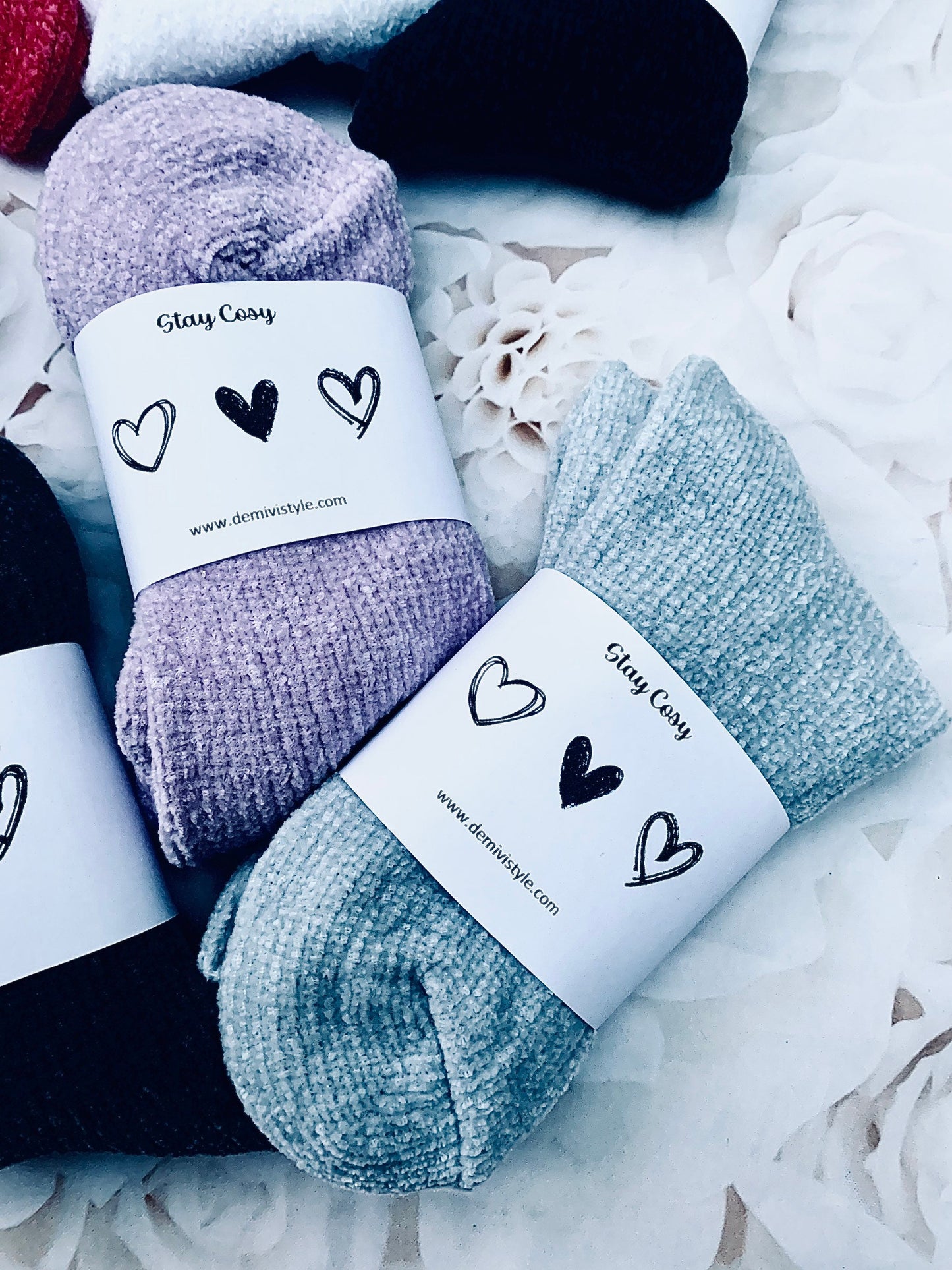 Stay cosy socks / winter socks / sleeping socks / gift for her / warm socks / gifts / christmas gift / stocking fillers / festive socks