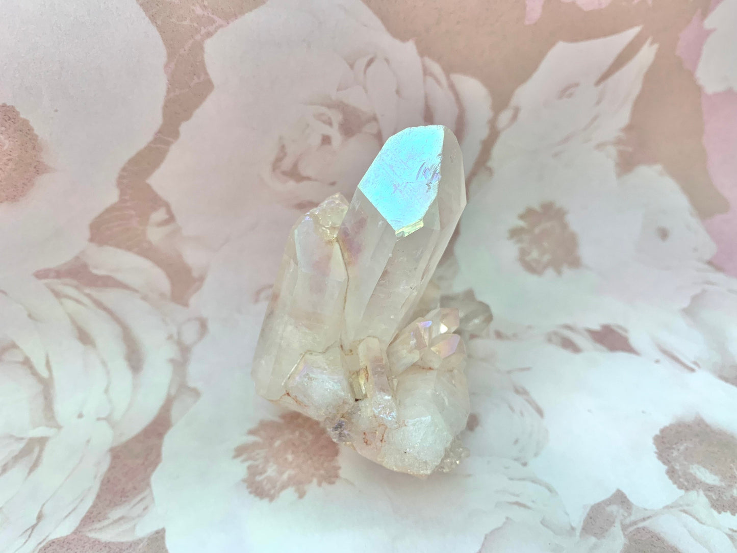 Angel Aura Quartz Crystal Cluster LARGE 160gr/ Healing Crystal