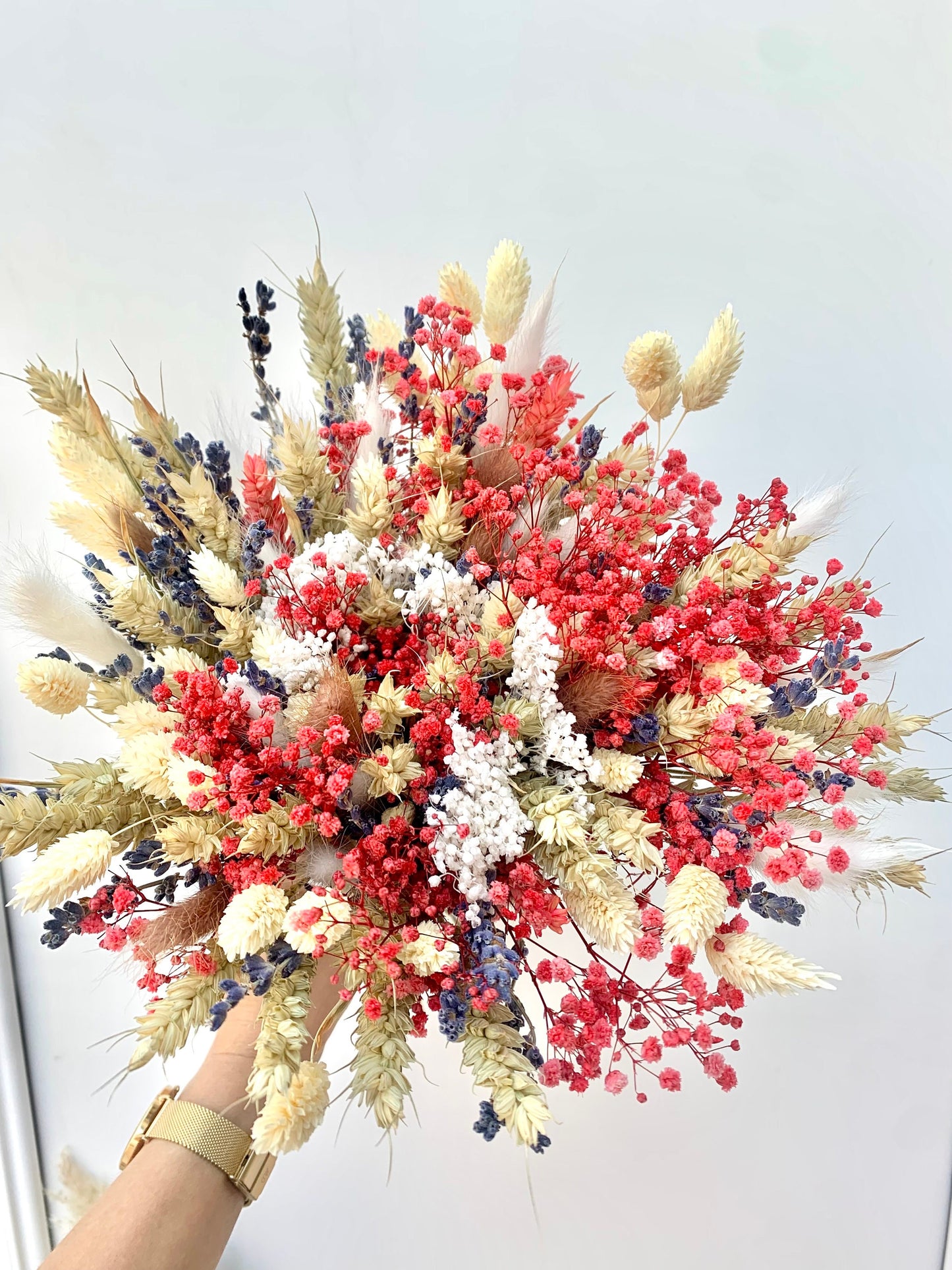 Scented BERRY Bouquet / Dried Flowers/ Dried Flower Bouquet/ Valentines Bouquet / Dried flower arrangement / Gift for her / Bridal bouquet