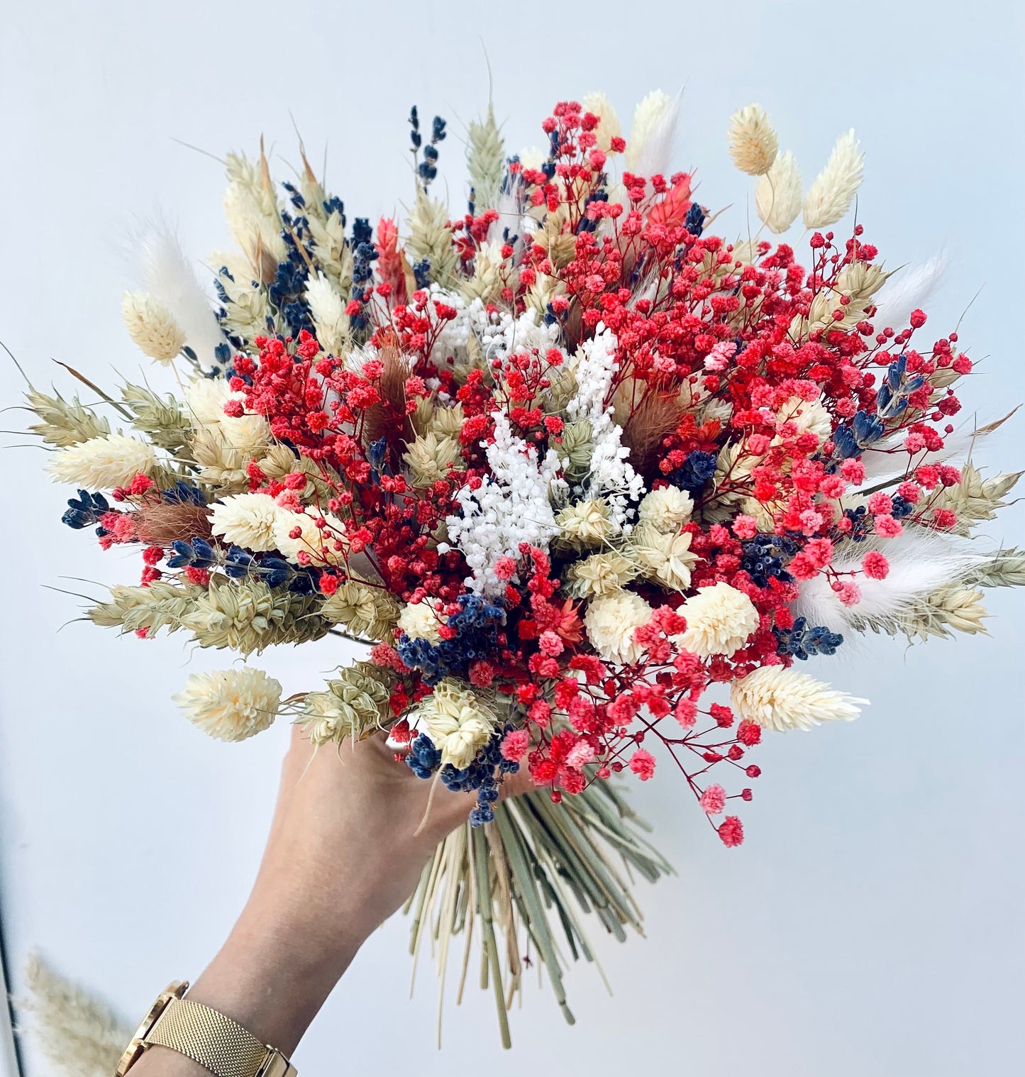 Scented BERRY Bouquet / Dried Flowers/ Dried Flower Bouquet/ Valentines Bouquet / Dried flower arrangement / Gift for her / Bridal bouquet