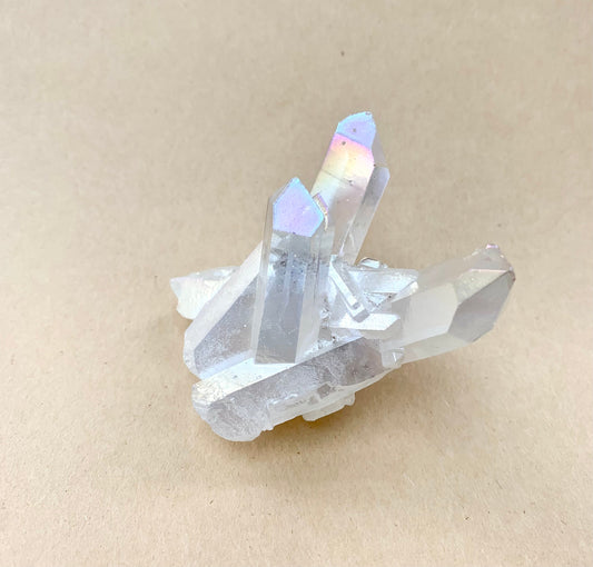 Angel Aura Quartz Crystal Cluster / Healing Crystal 70gr