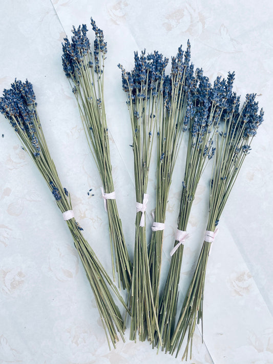 25 stems lavender/ dried lavender bunches / dried flowers/ boho decor / lavender bouquet